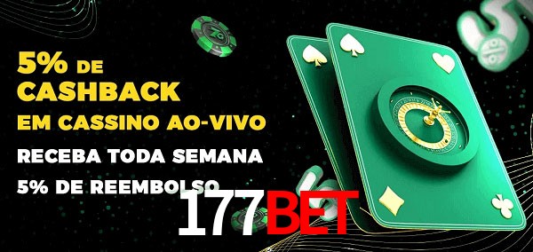 Promoções do cassino ao Vivo 177bet